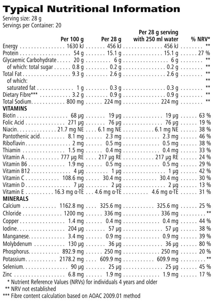 Protein Drink Mix Vegan